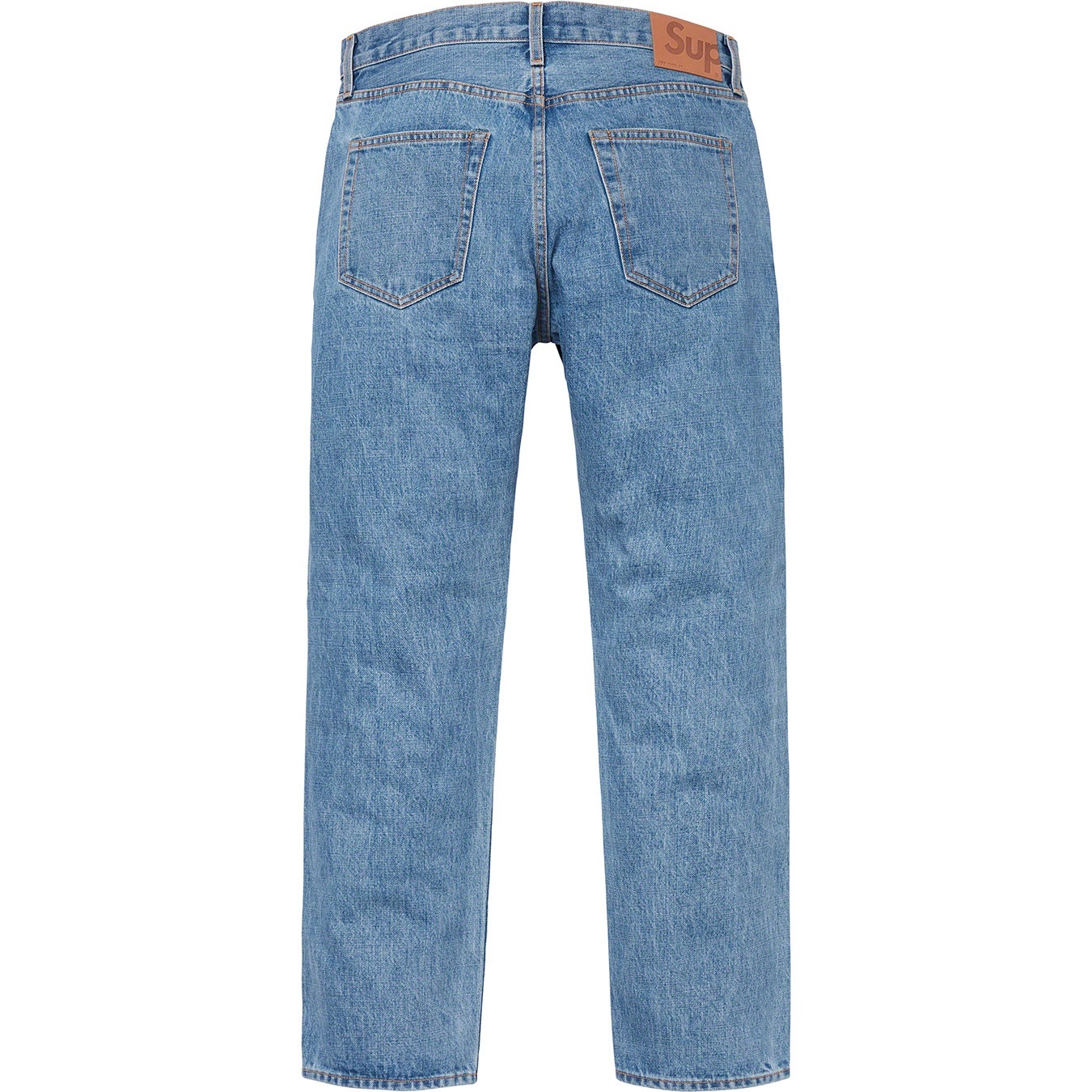 Stone Washed Slim Jean view 3